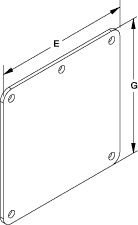 Hammond Wireway Cover Plate