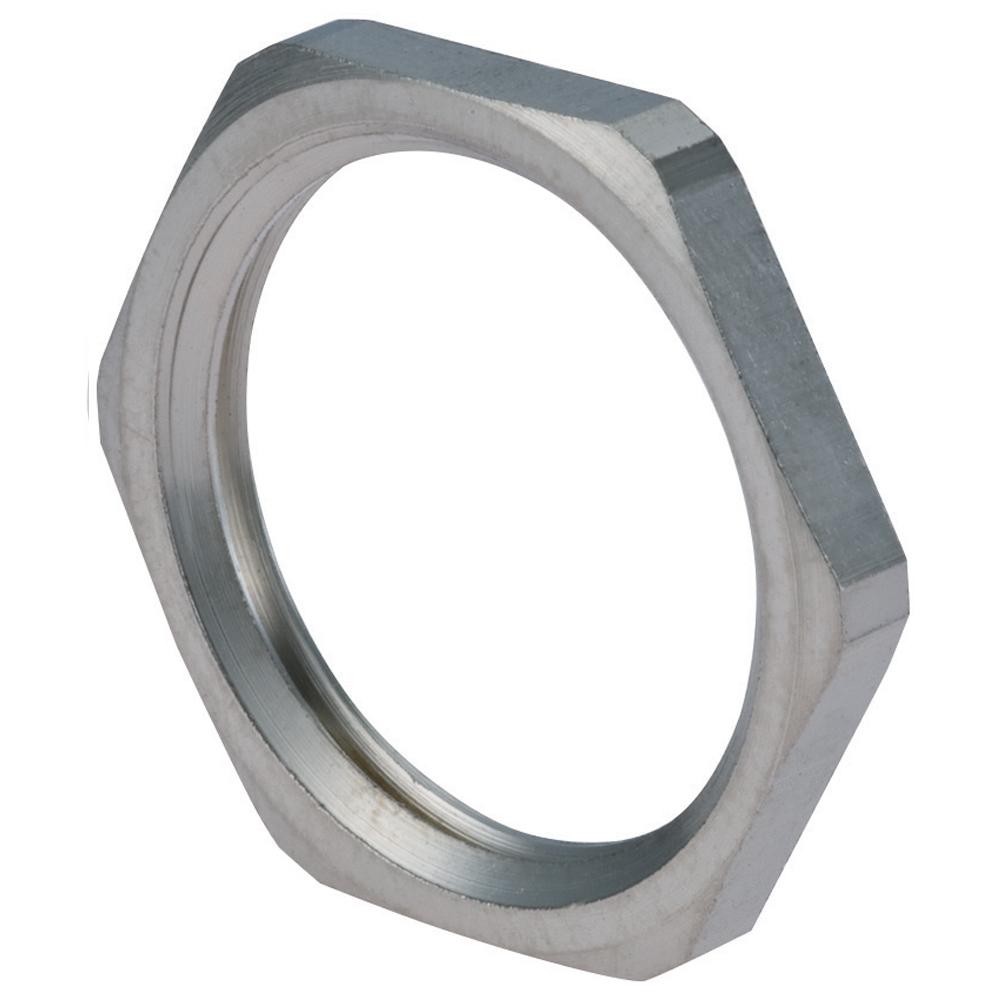 3/4" NPT Nickel Plated Brass Locking Nut