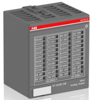 ABB AC500 Extreme Temperature AO523-XC Analog Output Module 