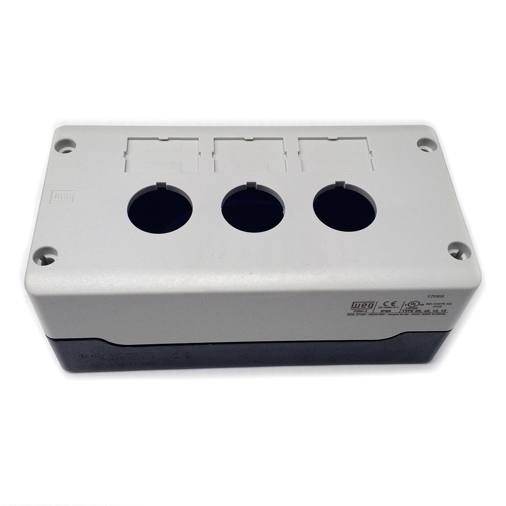 WEG 22 mm - 3 Hole Control Station Enclosure