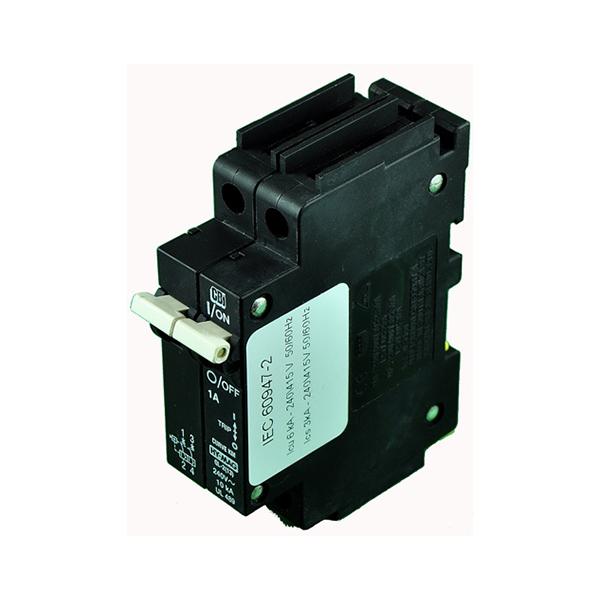 Circuit Breaker, QL 2 Poles Std curve KM at 0.5A