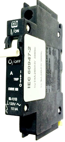 Circuit Breaker, QY 1 Pole, Standard 125VDC U2 15A