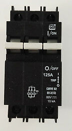 Circuit Breaker, QY DM 3 Poles Std  curve U2  at 125A