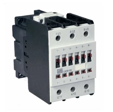 WEG IEC Contactor, 105 Amps, 20VAC 50Hz/24VAC 60Hz Coil