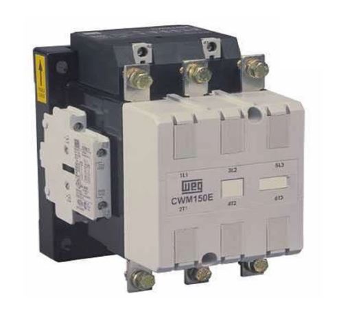 WEG IEC Contactor, 112 Amps, 24-28VAC 50Hz/24-28VDC 60Hz Coil