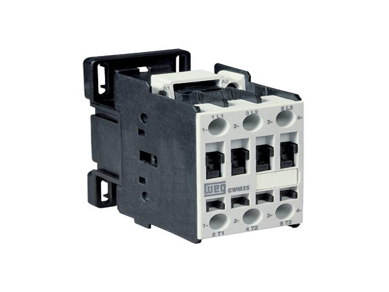 WEG IEC Contactor, 25 Amps, 42VAC 50Hz/48VAC 60Hz Coil