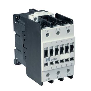 WEG IEC Contactor, 40 Amps, 20VAC 50Hz/24VAC 60Hz Coil