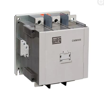 WEG IEC Contactor, 800 Amps, 100-127VAC 50Hz/100-110VDC 60Hz Coil