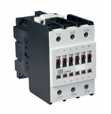 WEG IEC Contactor, 95 Amps, 24-28VAC 50Hz/24-28VDC Coil