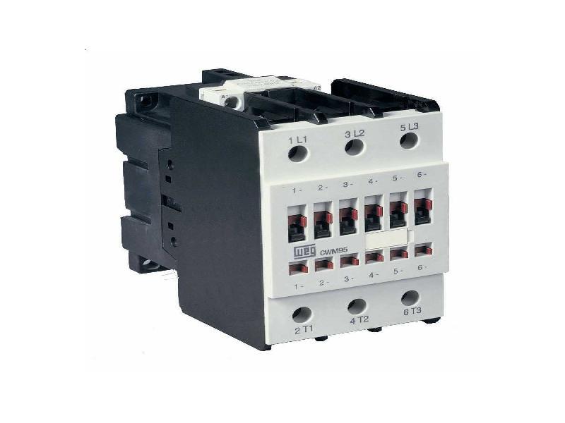 WEG IEC Contactor, 95 Amps, 208VAC 50Hz/240VAC 60Hz Coil