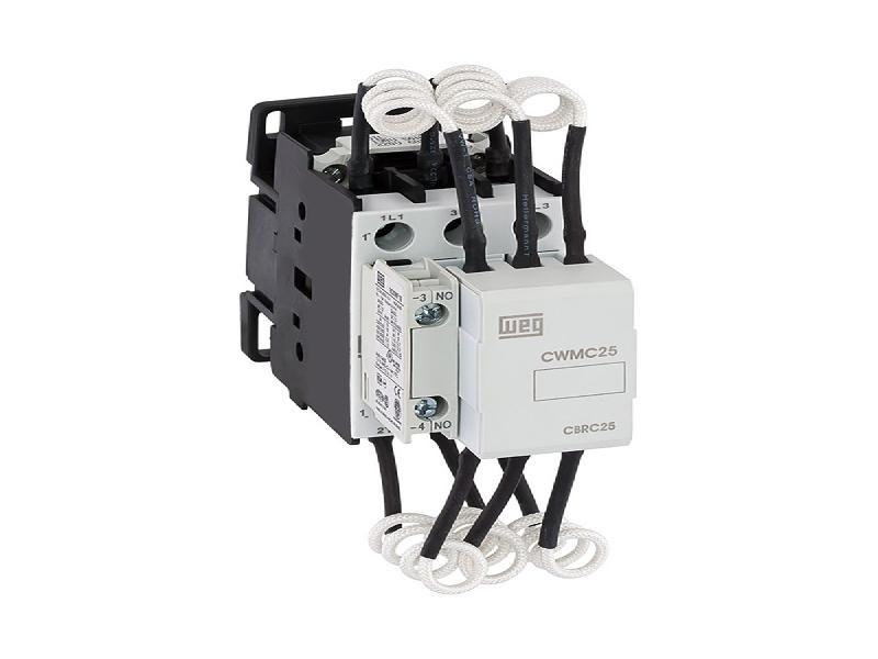 WEG IEC Contactor, 25 Amps, 110VAC 50Hz/120VAC 60Hz Coil