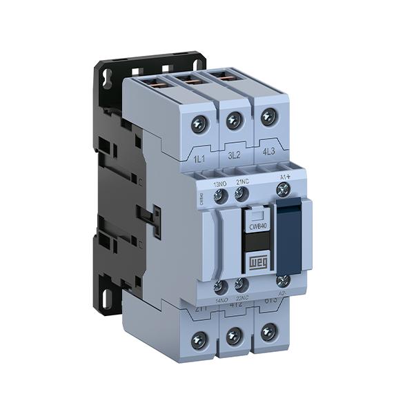 WEG IEC Contactor, 40 Amps, 120VAC 50Hz/60Hz Coil