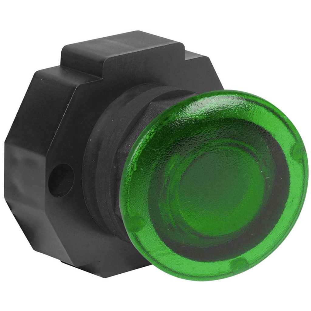 WEG 30mm Illuminated E-Stop Pushbutton - Green - Push Pull