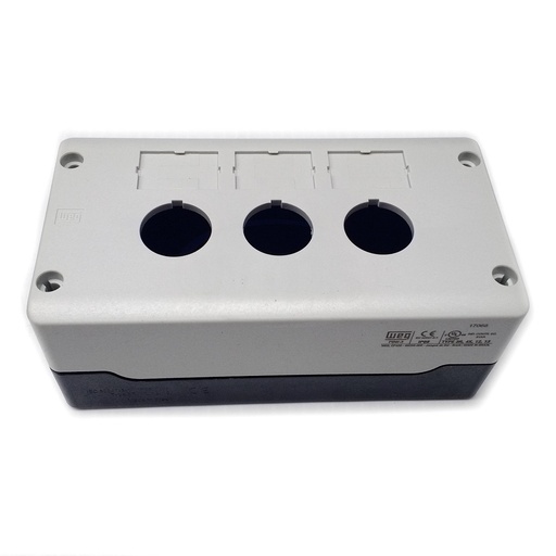 WEG 30mm - 3 Hole Pushbutton Enclosure