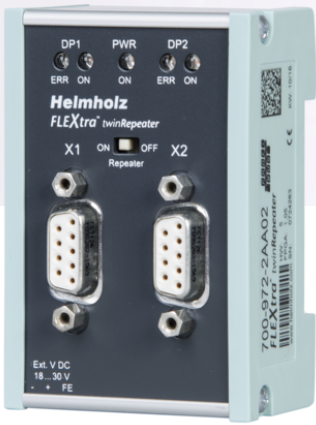 Helmholz FLEXtra® twinRepeater PROFIBUS Repeater Set incl 2 PROFIBUS connectors 90° screw terminals with PG