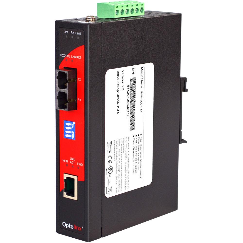 Antaira 10/100TX To 100FX PoE Media Converter, Single-Mode , SC Connector 
  EOT: -40° ~ 80°C