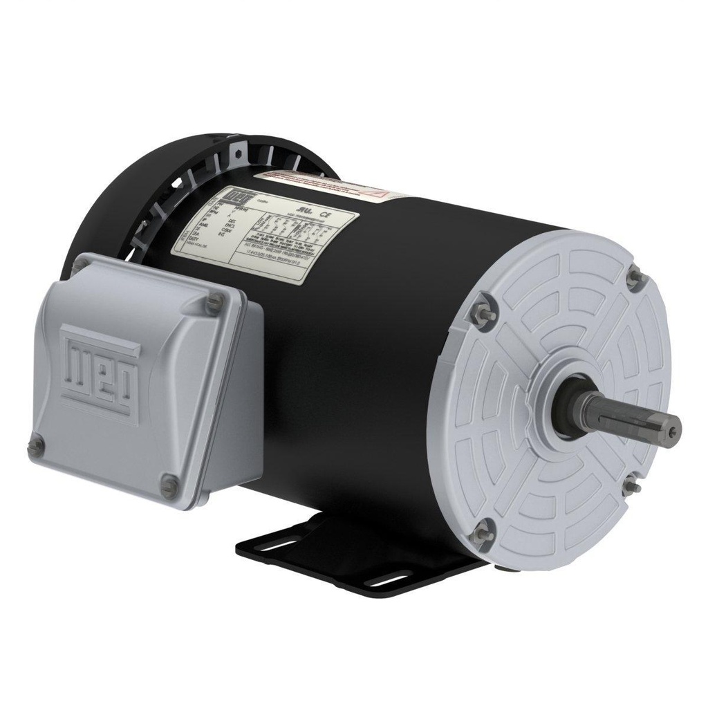 WEG 0.25 HP 3600 RPM 208-230/460V TEFC 56 Frame