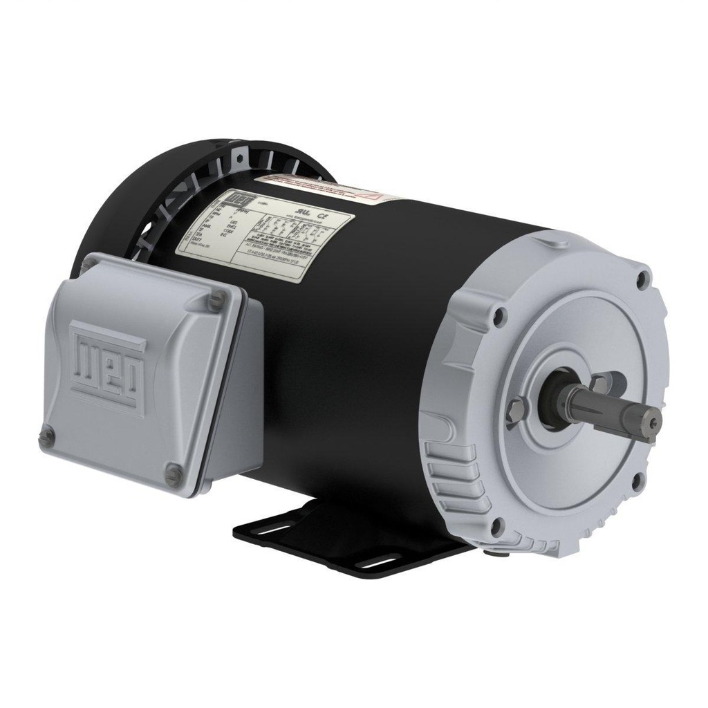 WEG 0.25 HP 3600 RPM 208-230/460V TEFC 56C Frame