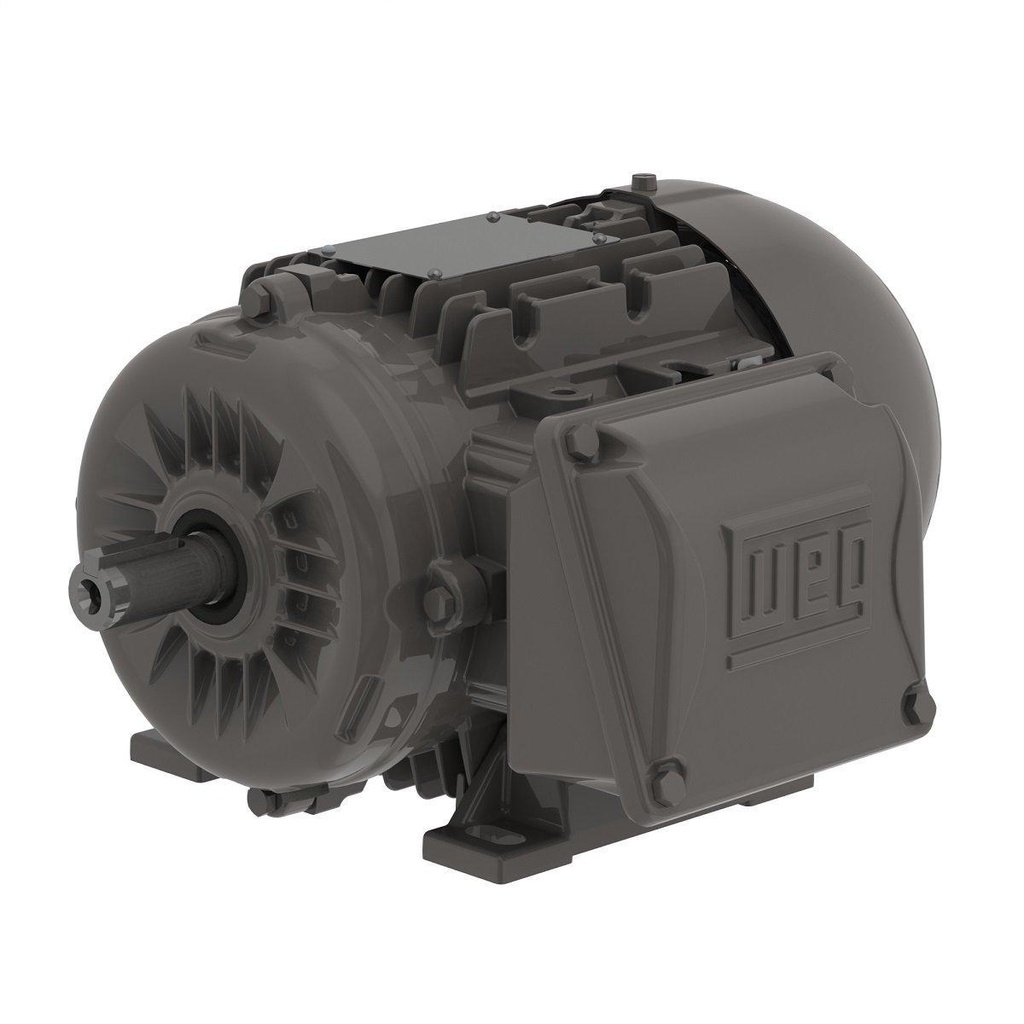 WEG 0.25 HP 3600/3000 RPM 230/460/190/380V TEFC 63 Frame