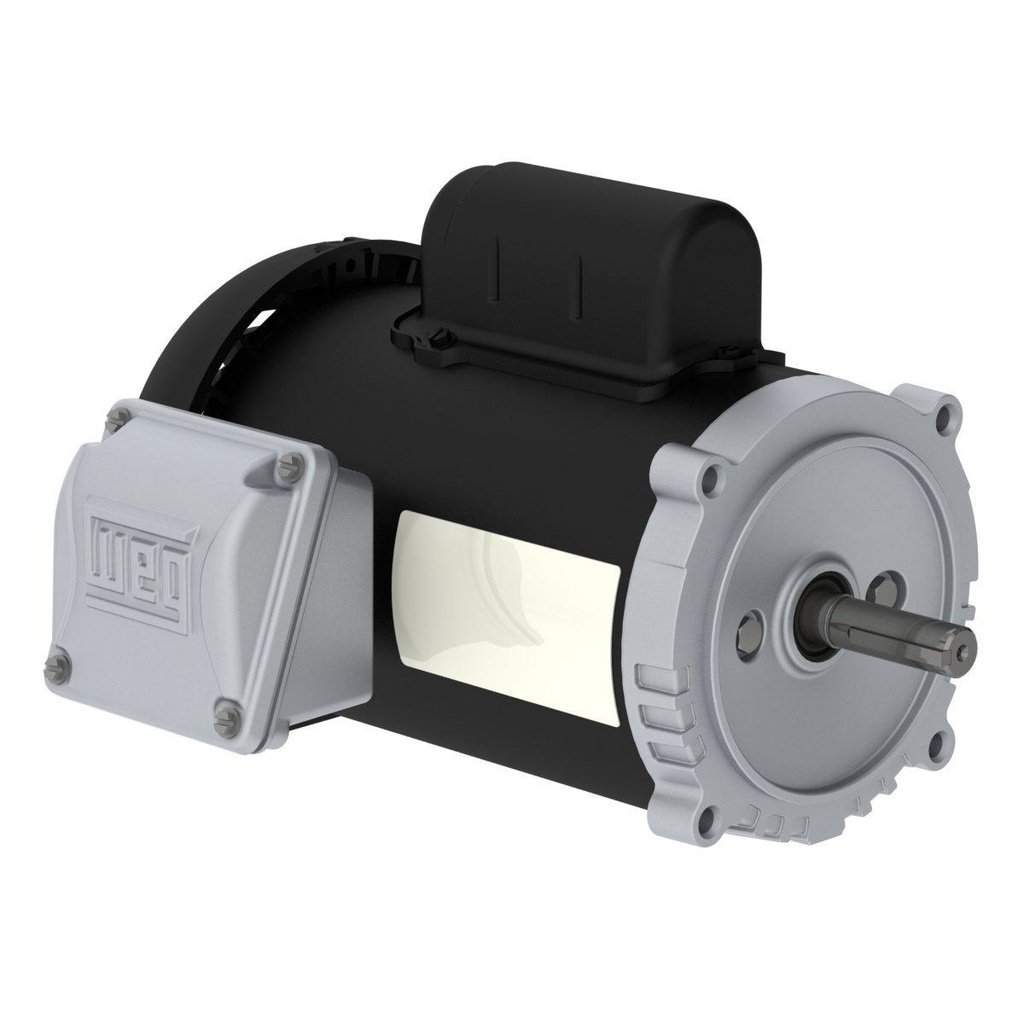 WEG 0.25 HP 1800 RPM 115/208-230 V TEFC W56C Frame