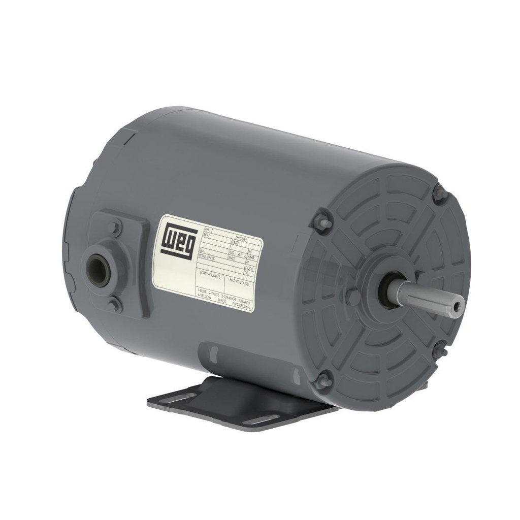 WEG 0.75 HP 3600 RPM 208-230/460V TEAO 56Z Frame