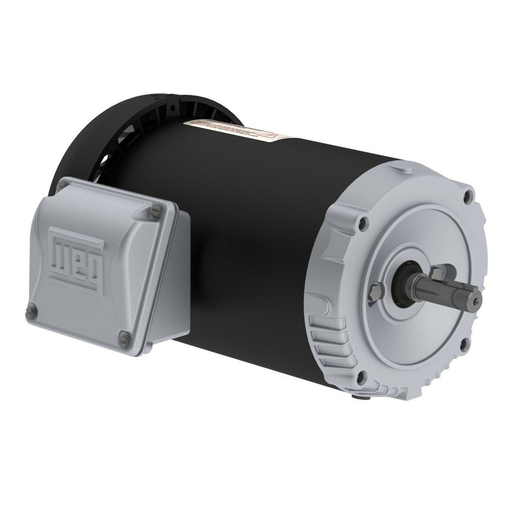 WEG 1.5 HP 1800 RPM 460 V TEFC 56C Frame