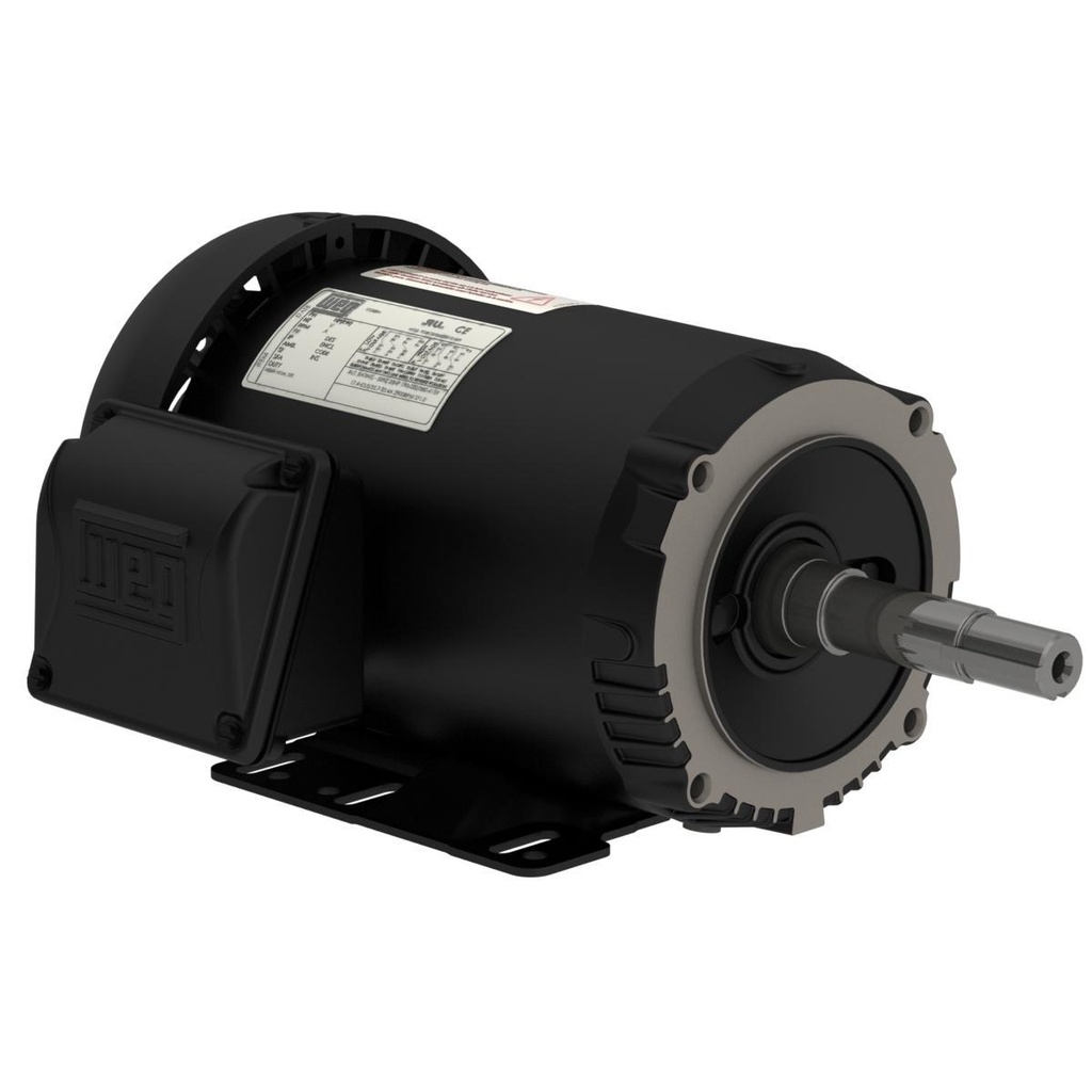 WEG 1.5 HP 1800 RPM 230/460V TEFC 143/5JM Frame