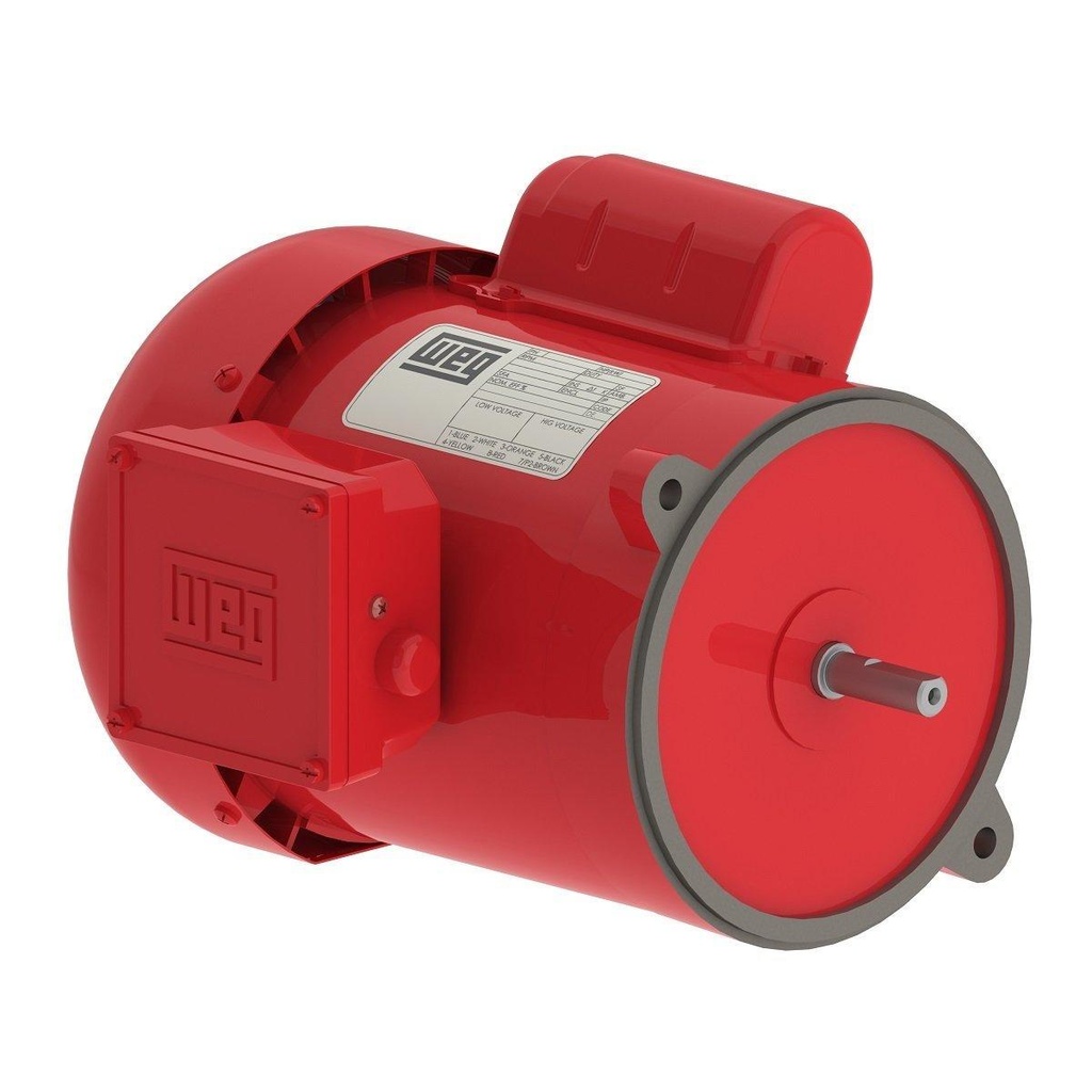 WEG 1.5 HP 1800 RPM 115/230 V TEFC F56N Frame