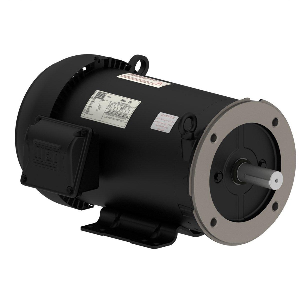 WEG 1.5 HP 1200 RPM 230/460V TEFC 182/4TC Frame