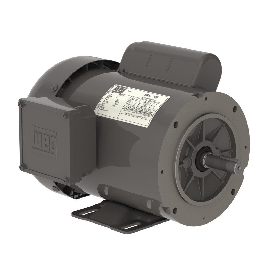 WEG 0.5 HP 3600 RPM 115/208-230 V TEFC B56C Frame