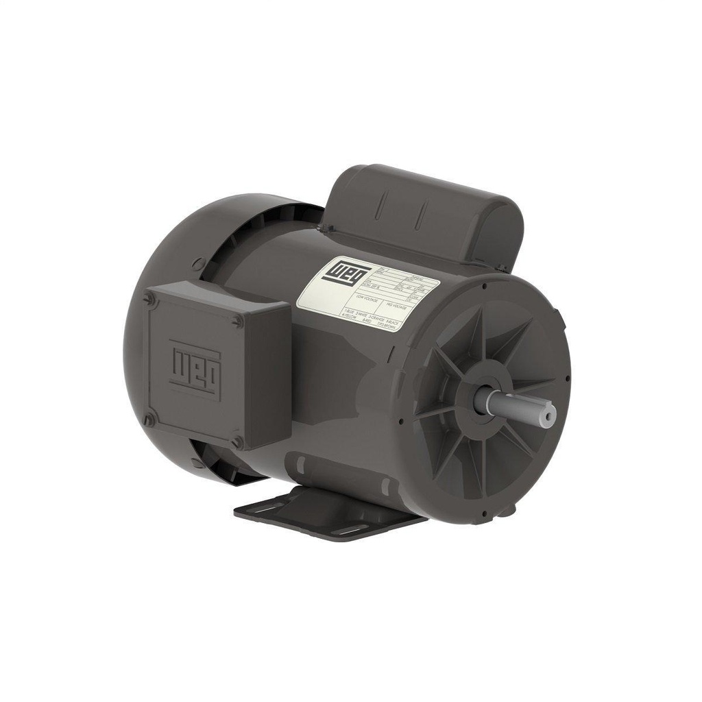 WEG 0.5 HP 1800 RPM 115/230 V TEFC B56 Frame