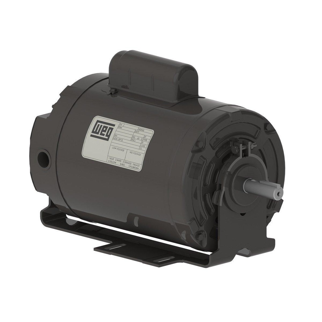 WEG 0.33 HP 1800 RPM 277 V ODP C56 Frame