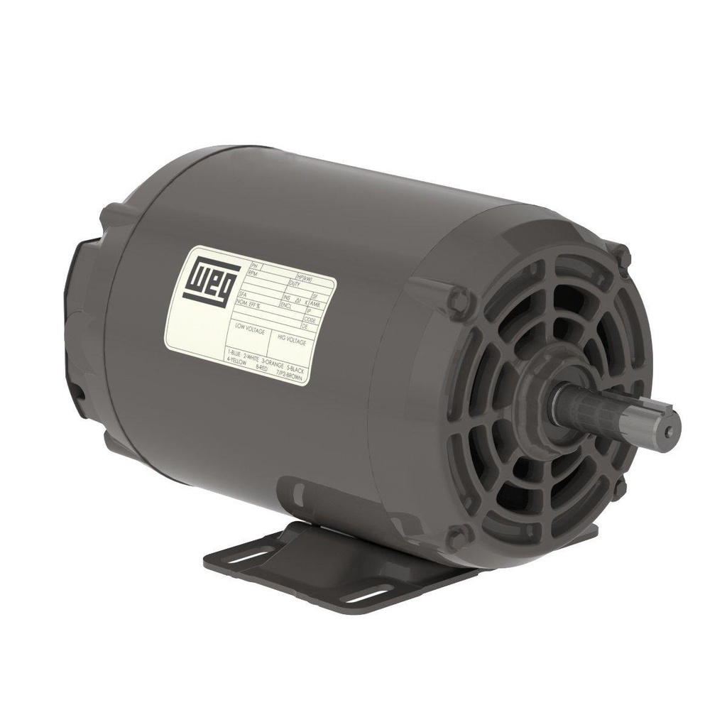 WEG 0.25 HP 1800 RPM 115/208-230 V ODP B48 Frame