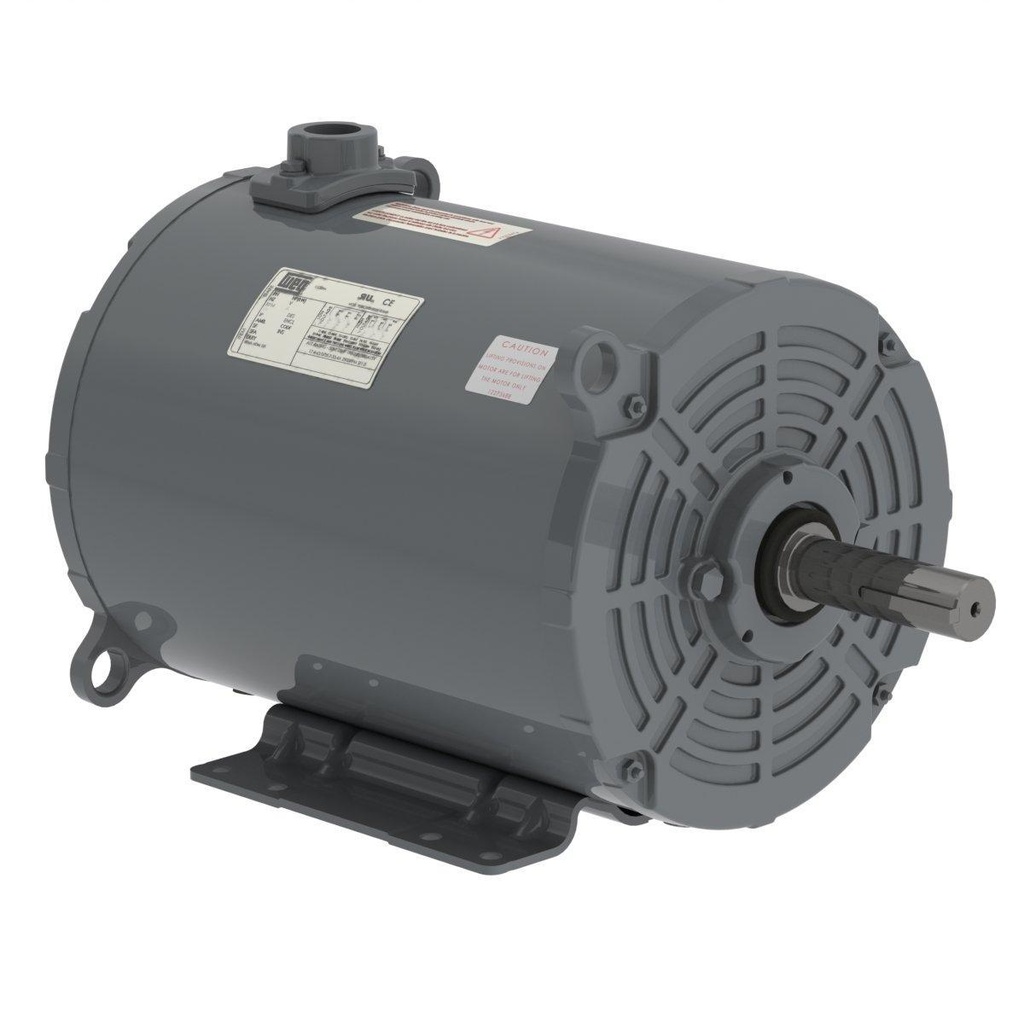 WEG 10 HP 3600 RPM 230/460V TEAO 213/5TZ Frame