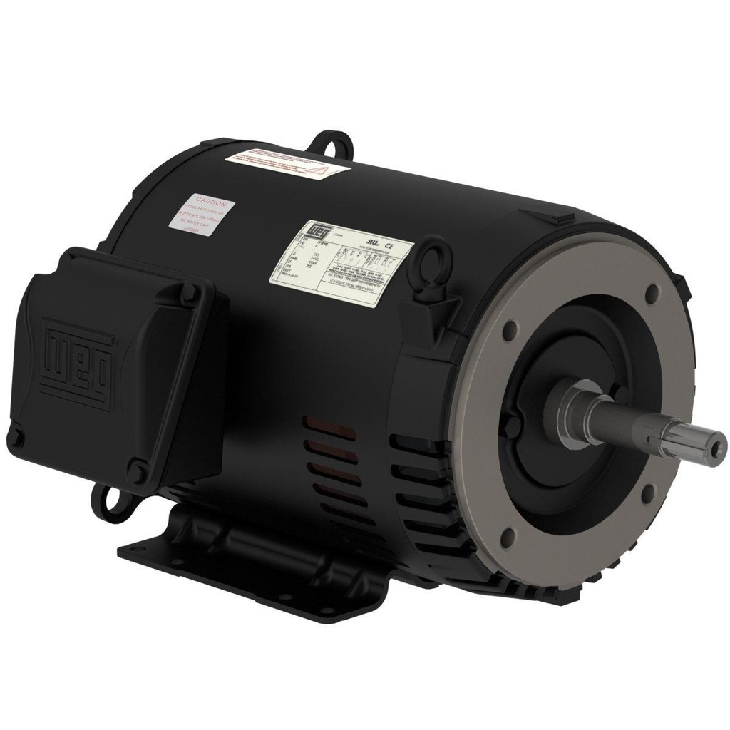 WEG 10 HP 3600 RPM 230/460V ODP 213/5JM Frame