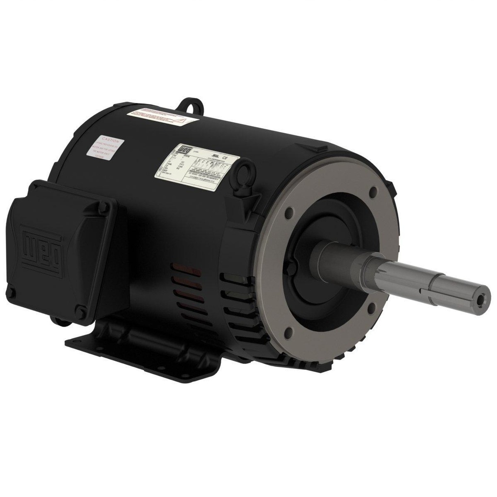 WEG 10 HP 3600 RPM 200/400V ODP 213/5JP Frame