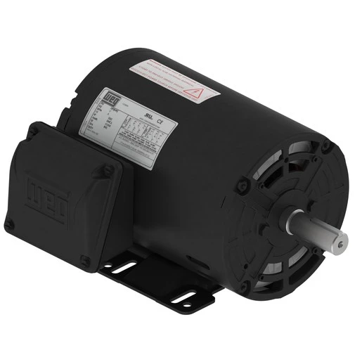 WEG 1 HP 1800 RPM 200V ODP 143/5T Frame