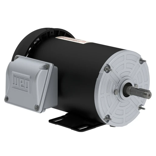 WEG 1 HP 1800 RPM 208-230/460 V TEFC 56 Frame