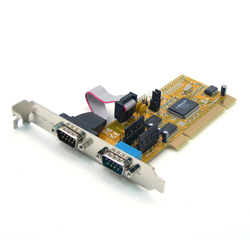 Antaira 2-Port RS-232 Universal PCI Card