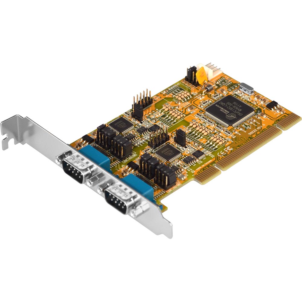 Antaira 2-Port RS-232/422/485 PCI Card