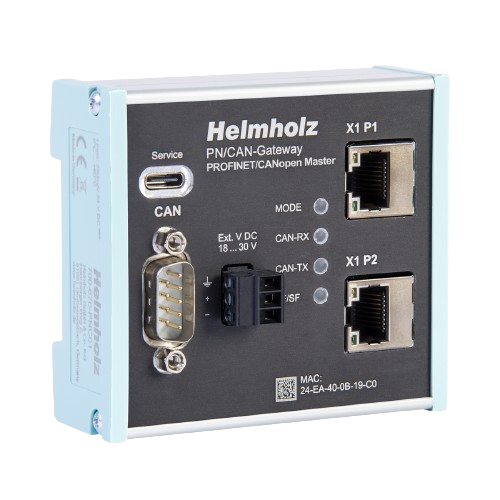 Helmholz PN/CAN gateway, PROFINET/CANopen Master