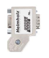 Helmholz PROFIBUS connector, 35°, screw terminal, with PG