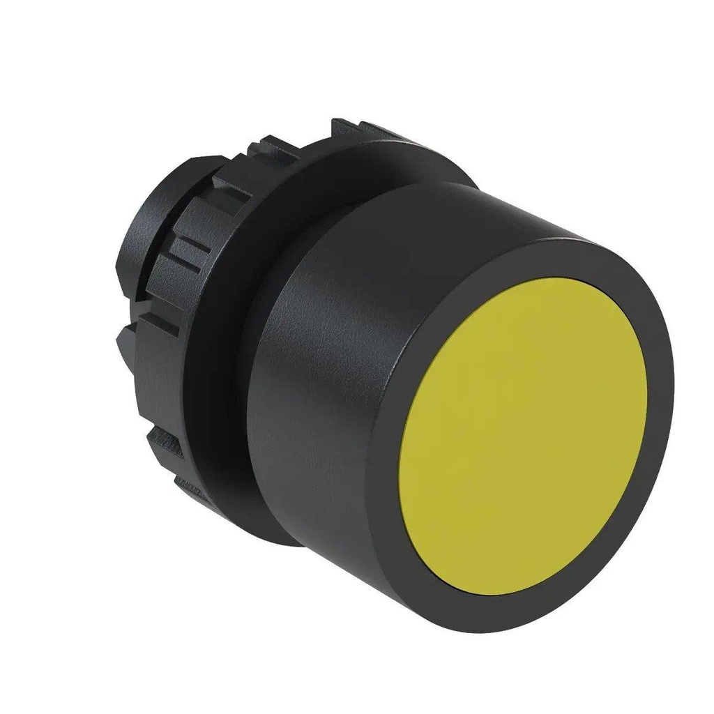 WEG 22mm Yellow Flush Pushbutton