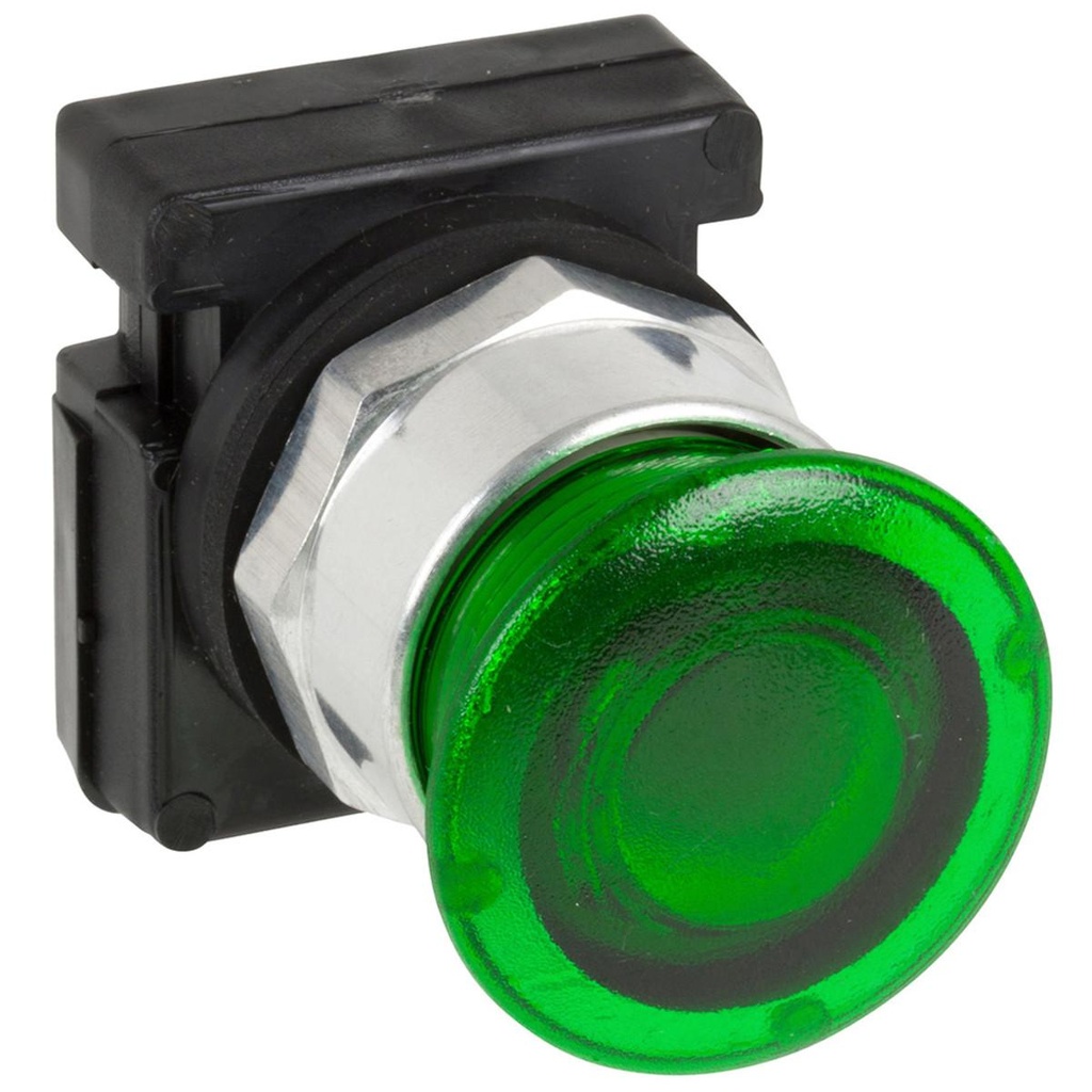 WEG 30mm Iluminated  E-Stop Pushbutton Green