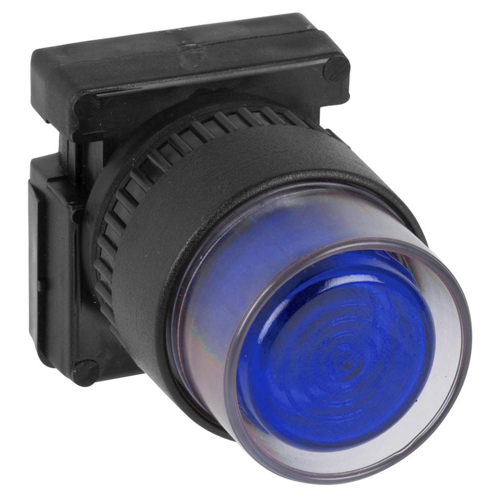 WEG 30mm Illuminated Recessed Pushbutton Blue