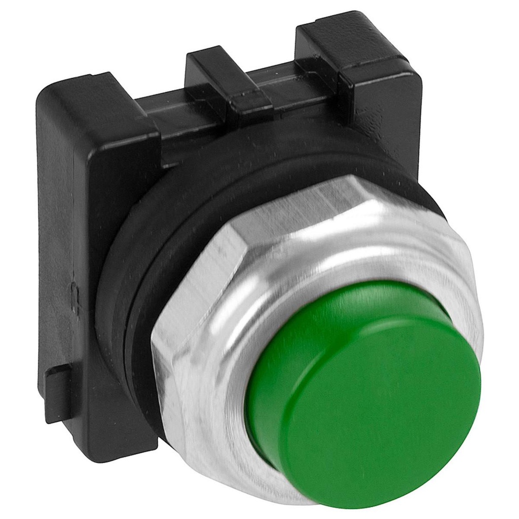 WEG 30mm Extended Pushbutton Green