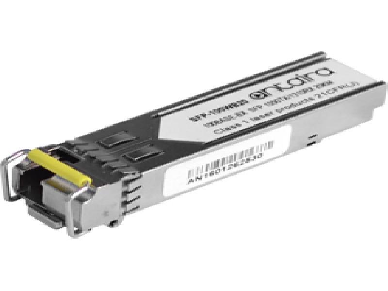 Antaira 100 Mpbs Fiber SFP Transceiver WDM-B, Single-Mode 20km / LC / TX:1550nm RX:1310nm, 0º~70ºC