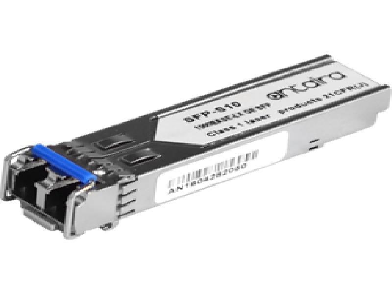 Antaira 1 Gigabit Fiber SFP Transceiver, Single-Mode 10km / LC / 1310nm, 0º~70ºC