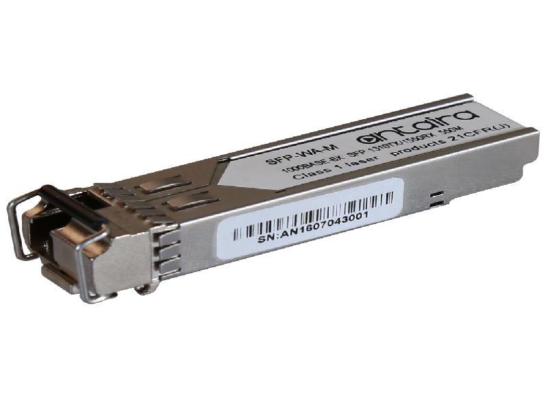 Antaira 1 Gigabit Fiber SFP Transceiver WDM-A, MM/LC/550M/TX:1310nm RX:1550nm, 0º~70ºC