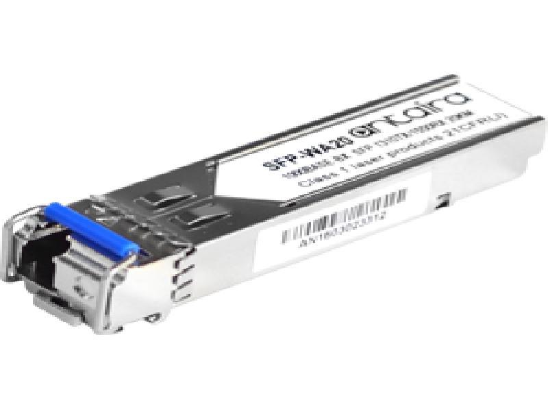 Antaira 1 Gigabit Fiber SFP Transceiver WDM-A, SM/LC/20km/13.0dB/TX:1310nm RX:1550nm, 0º~70ºC